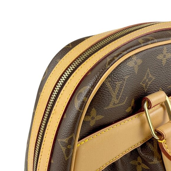 Auth LOUIS VUITTON Monogram Mizi Handbag Brown M40058 - z4054 - Picture 6 of 13